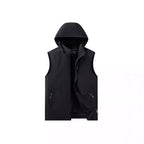 Men's Hooded Lightweight Vest - Practical and Easy
