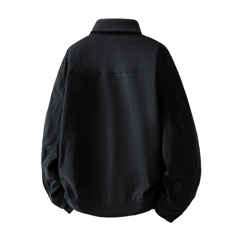 Men's Lapel Workwear Jacket - Sturdy and Practical