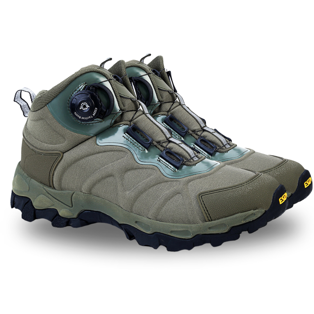 Men's Outdoor Hiking Shoes with Twist-Lock Closure