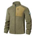 Stand-Collar Fleece Jacket - Warm and Comfortable