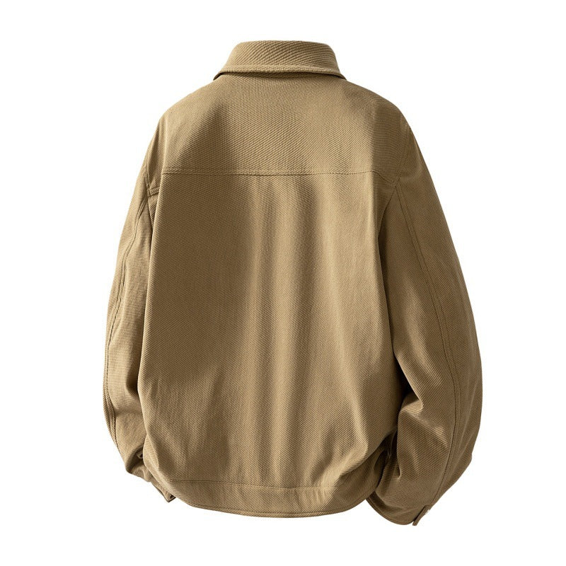 Men's Lapel Workwear Jacket - Sturdy and Practical