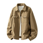 Men's Lapel Workwear Jacket - Sturdy and Practical