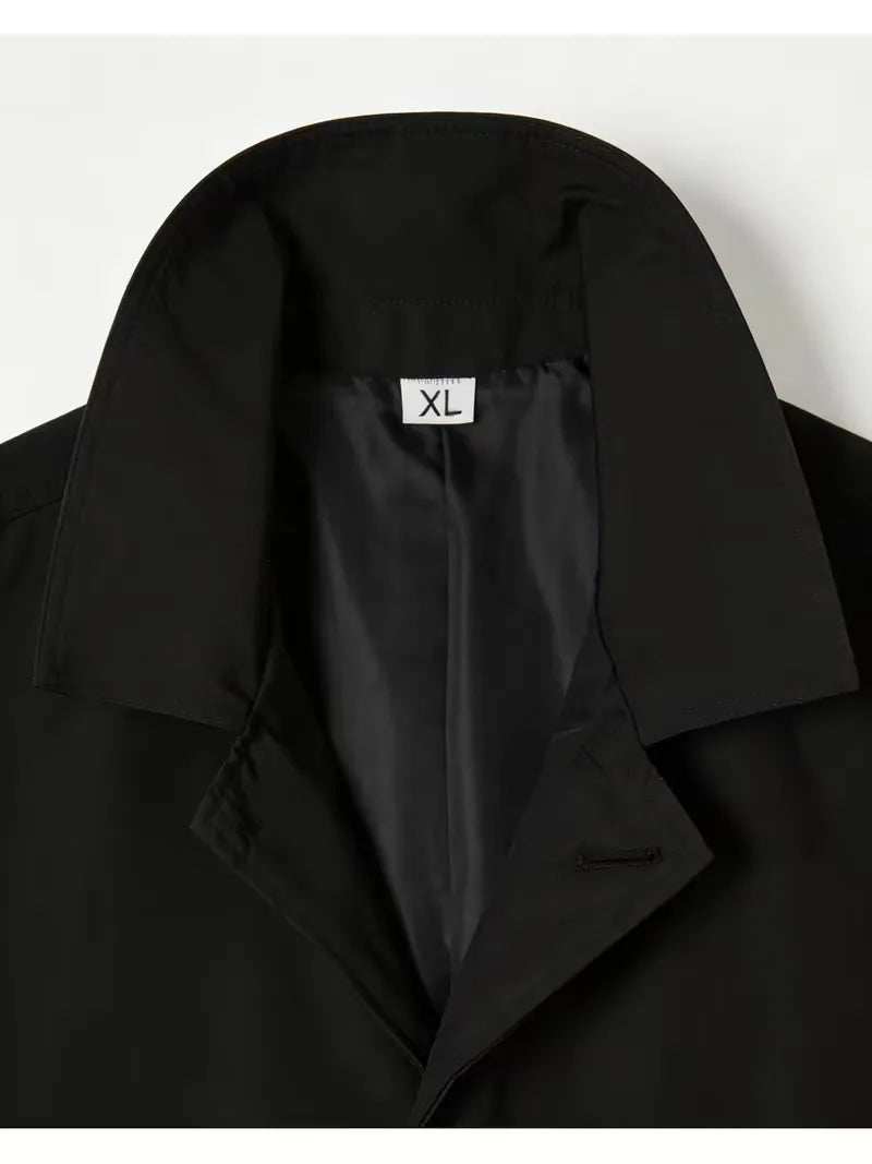 Men's Slim-Fit Trench Coat - Smart and Versatile