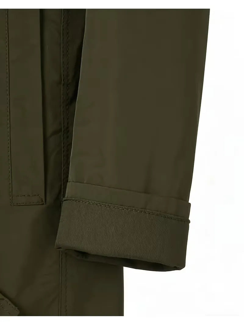 Men's Slim-Fit Trench Coat - Smart and Versatile