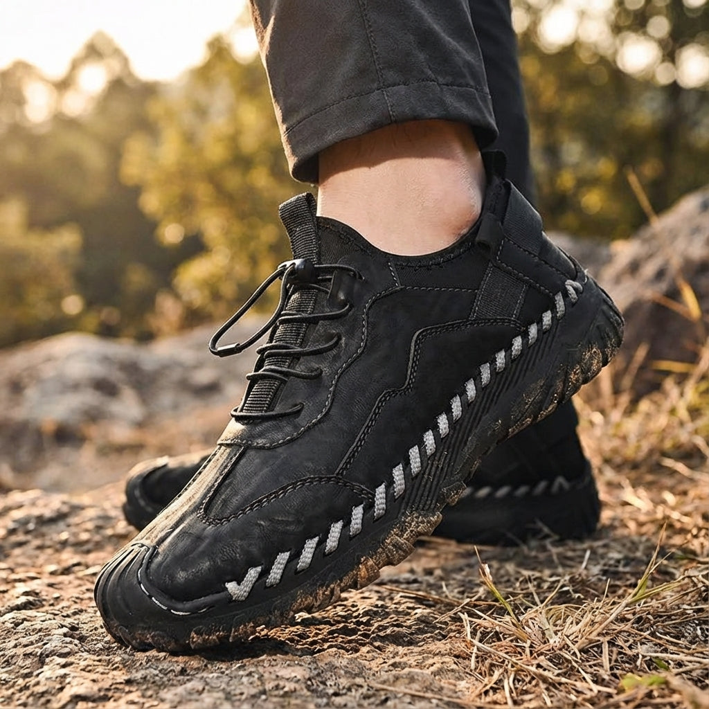 Men's Anti-Slip Outdoor Sneakers – Lightweight Breathable Trail Shoes with Grip Sole