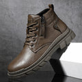 Men's Chelsea Leather Boots – Wide Fit Retro Outdoor Style