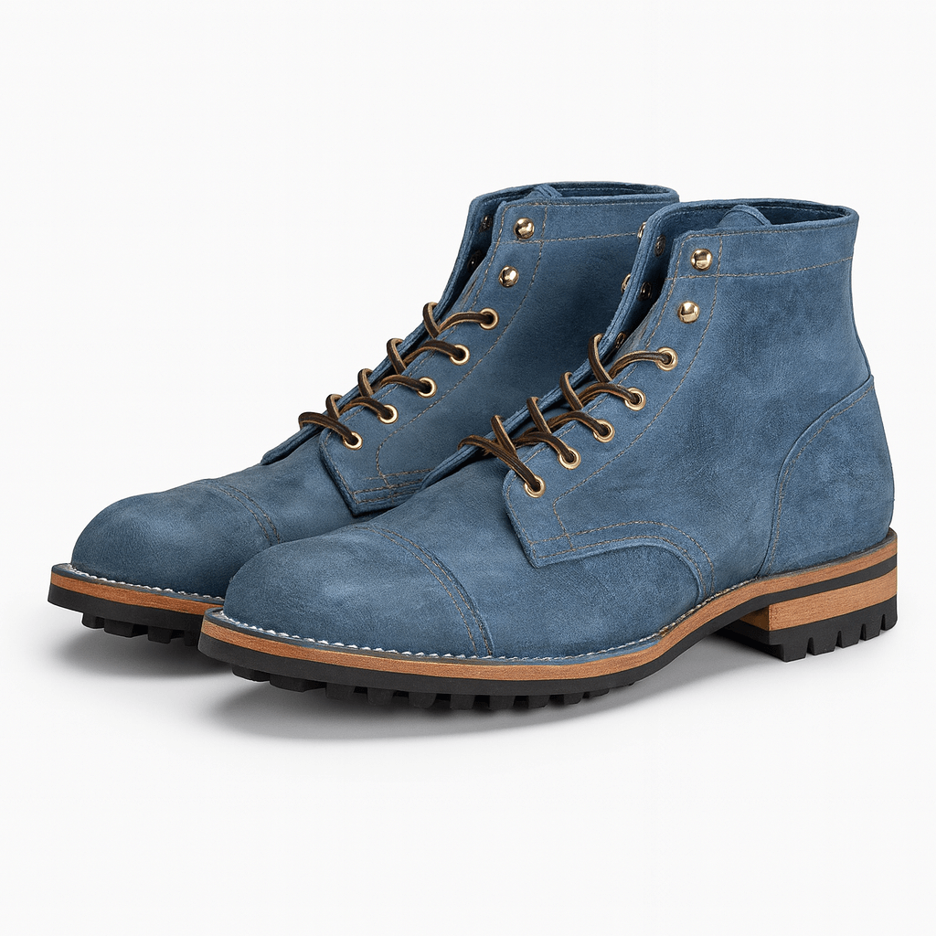 Men's Faux Leather Ankle Boots – Rugged Everyday Outdoor Footwear