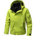 Men's Functional Softshell Jacket – Multi-Pocket Windproof Breathable Outdoor