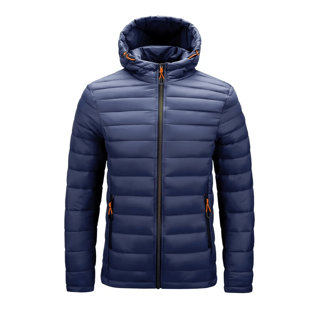 Men's Insulated Outdoor Jacket – Warm Lightweight Puffer for Hiking and Cold Weather