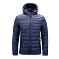 Men's Insulated Outdoor Jacket – Warm Lightweight Puffer for Hiking and Cold Weather