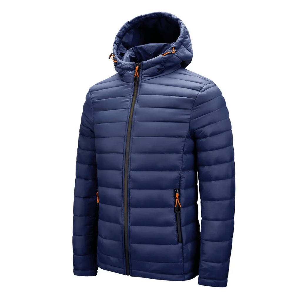 Men's Insulated Outdoor Jacket – Warm Lightweight Puffer for Hiking and Cold Weather