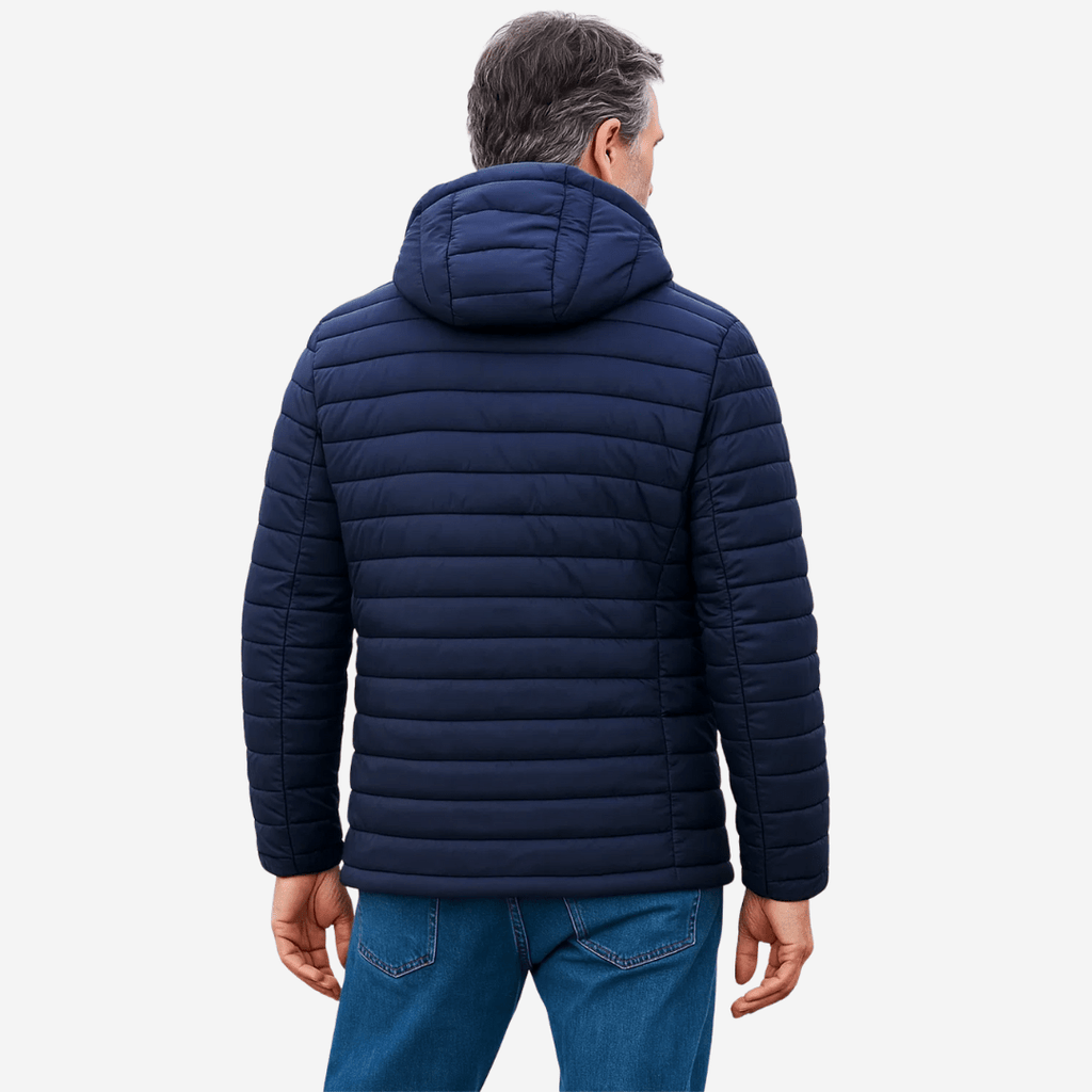 Men's Insulated Outdoor Jacket – Warm Lightweight Puffer for Hiking and Cold Weather