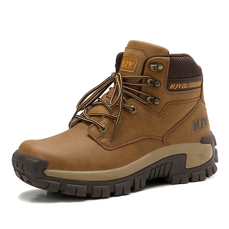 Men's Lace-Up Ankle Boots – Durable Outdoor Casual Footwear