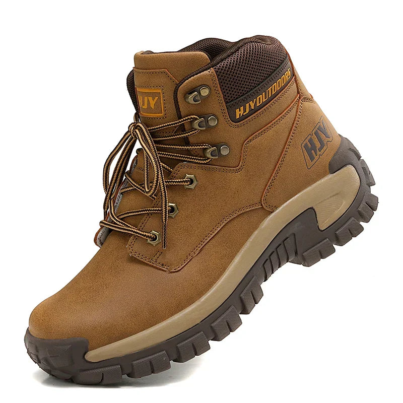 Men's Lace-Up Ankle Boots – Durable Outdoor Casual Footwear