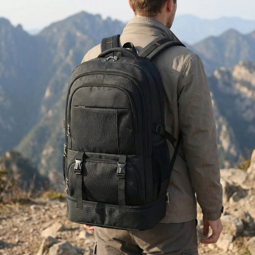 Expandable Large-Capacity Travel Backpack – Versatile Durable Adventure Pack