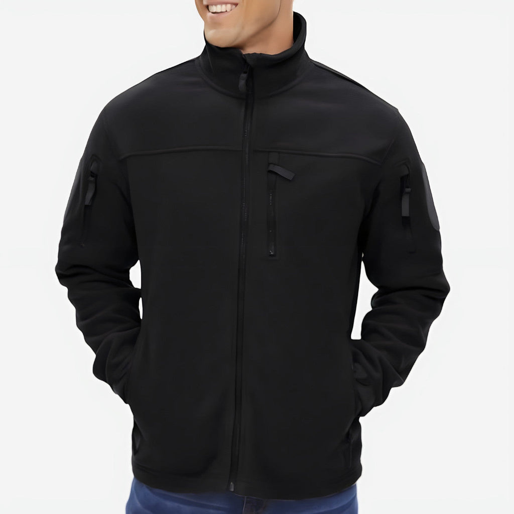 Men's Lightweight Thermal Fleece Jacket – Warm Breathable Mid-Layer for Hiking