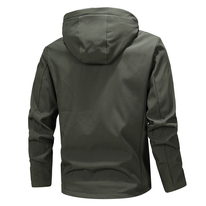 Men's Softshell Summer Jacket – Lightweight Windproof Outdoor Coat