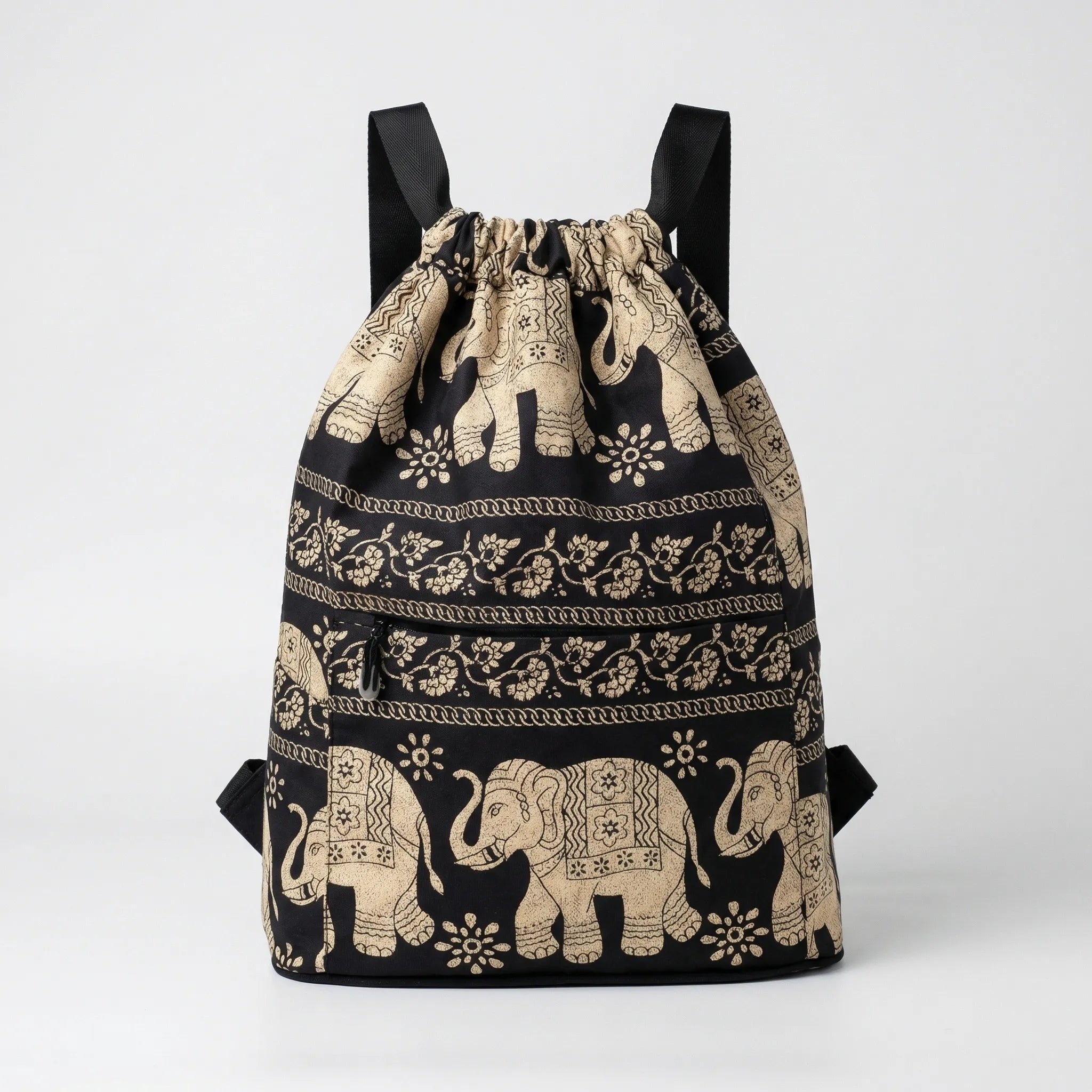Foldable Drawstring Travel Backpack – Packable Lightweight Fun Design