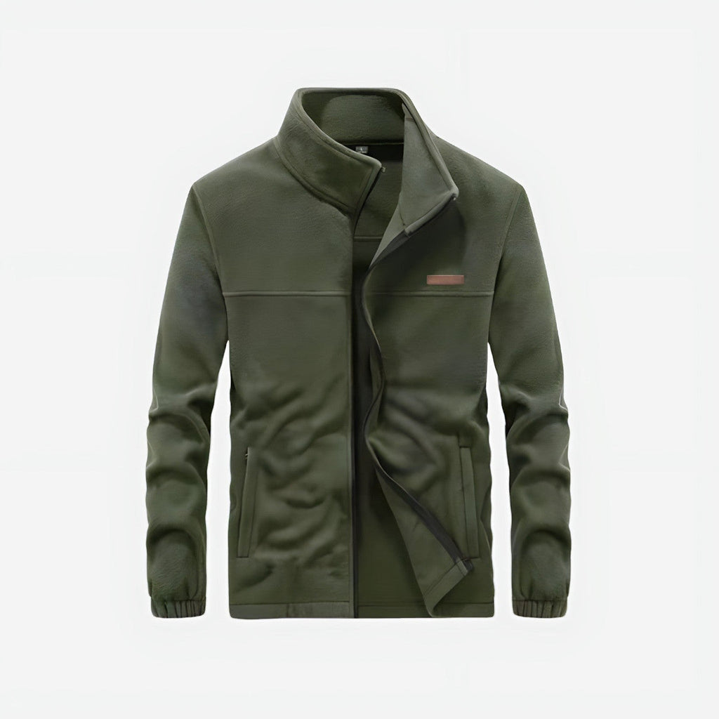 Men's Thermal Fleece Jacket – Soft Warm Insulating Mid-Layer for Outdoor Activities