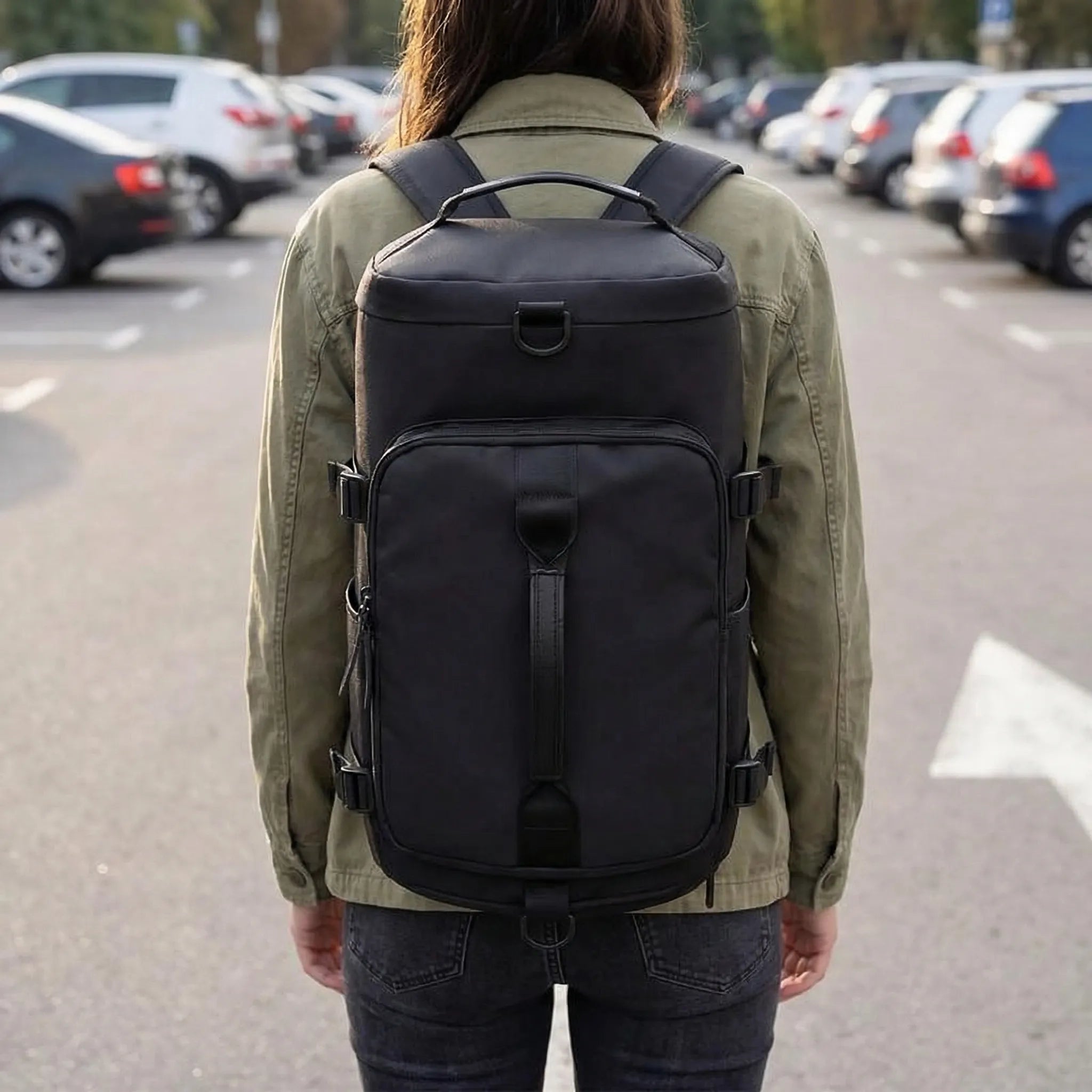 Waterproof Multi-Compartment Travel Backpack – Lightweight Secure Adventure