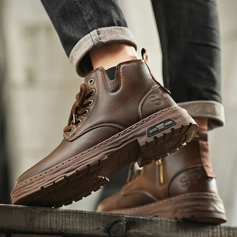 Men's Waterproof Hiking Boots – Robust Durable Urban & Trail Footwear