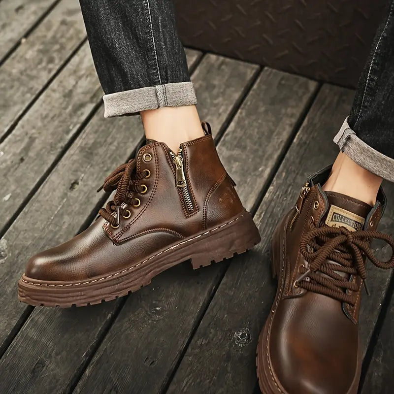 Men's Waterproof Hiking Boots – Robust Durable Urban & Trail Footwear