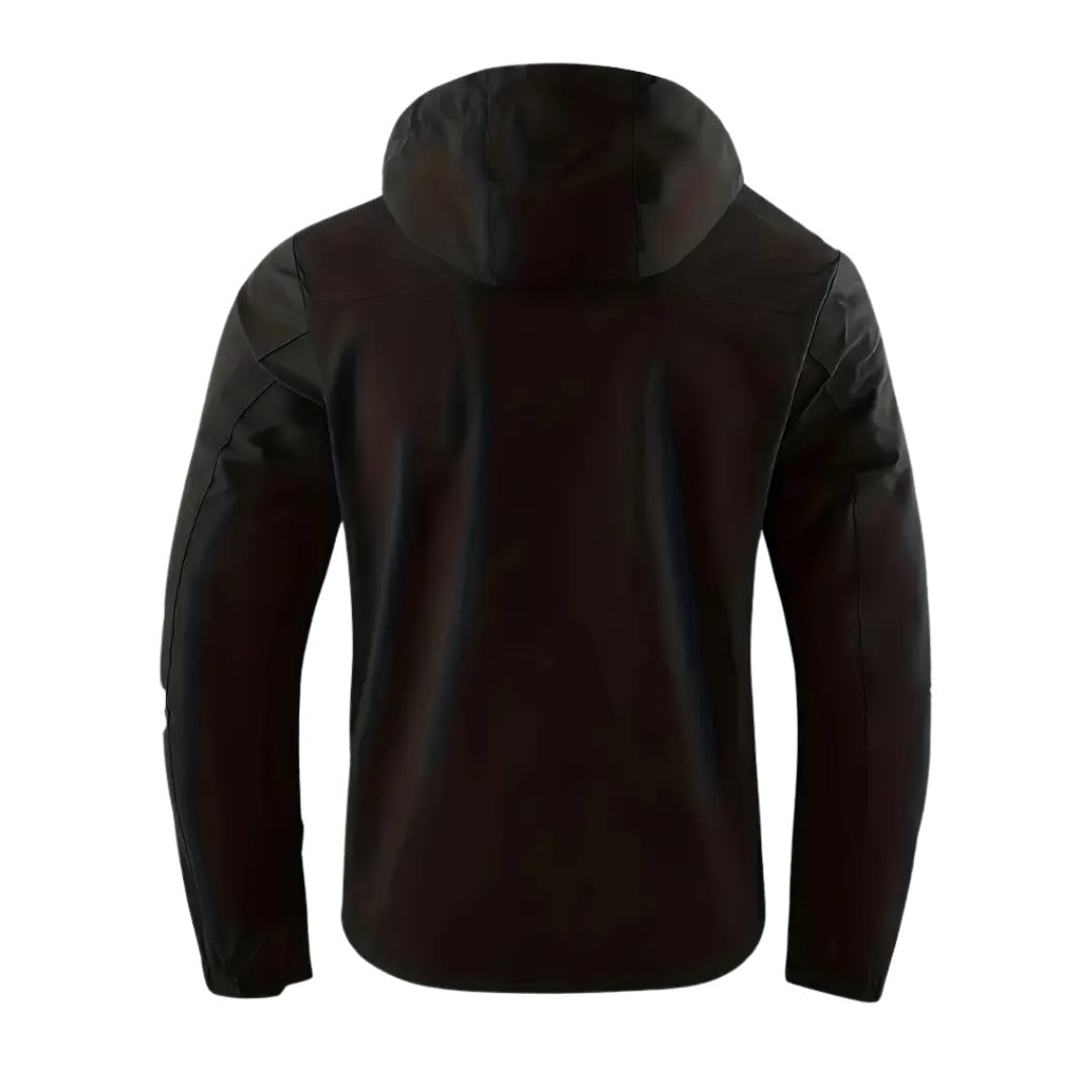 Men's Waterproof Spring Outdoor Jacket – Windproof Lightweight Hooded Shell