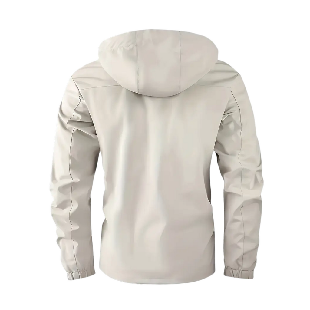 Men's Waterproof Spring Outdoor Jacket – Windproof Lightweight Hooded Shell