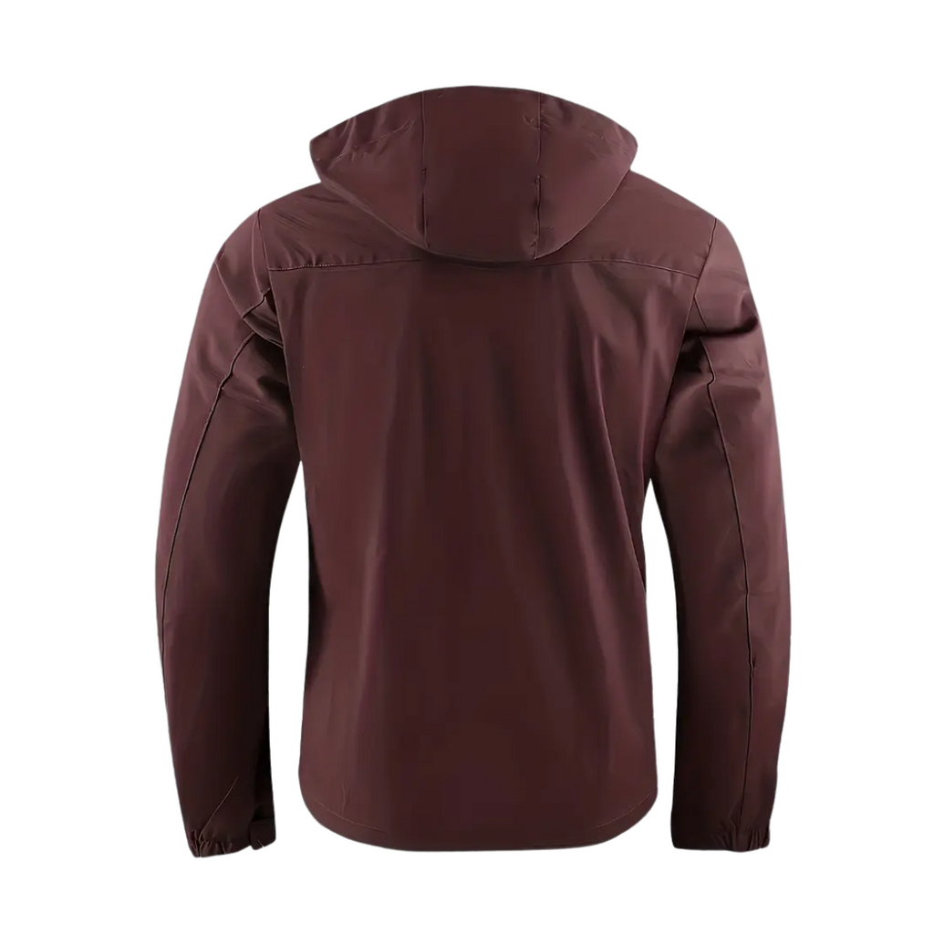 Men's Waterproof Spring Outdoor Jacket – Windproof Lightweight Hooded Shell