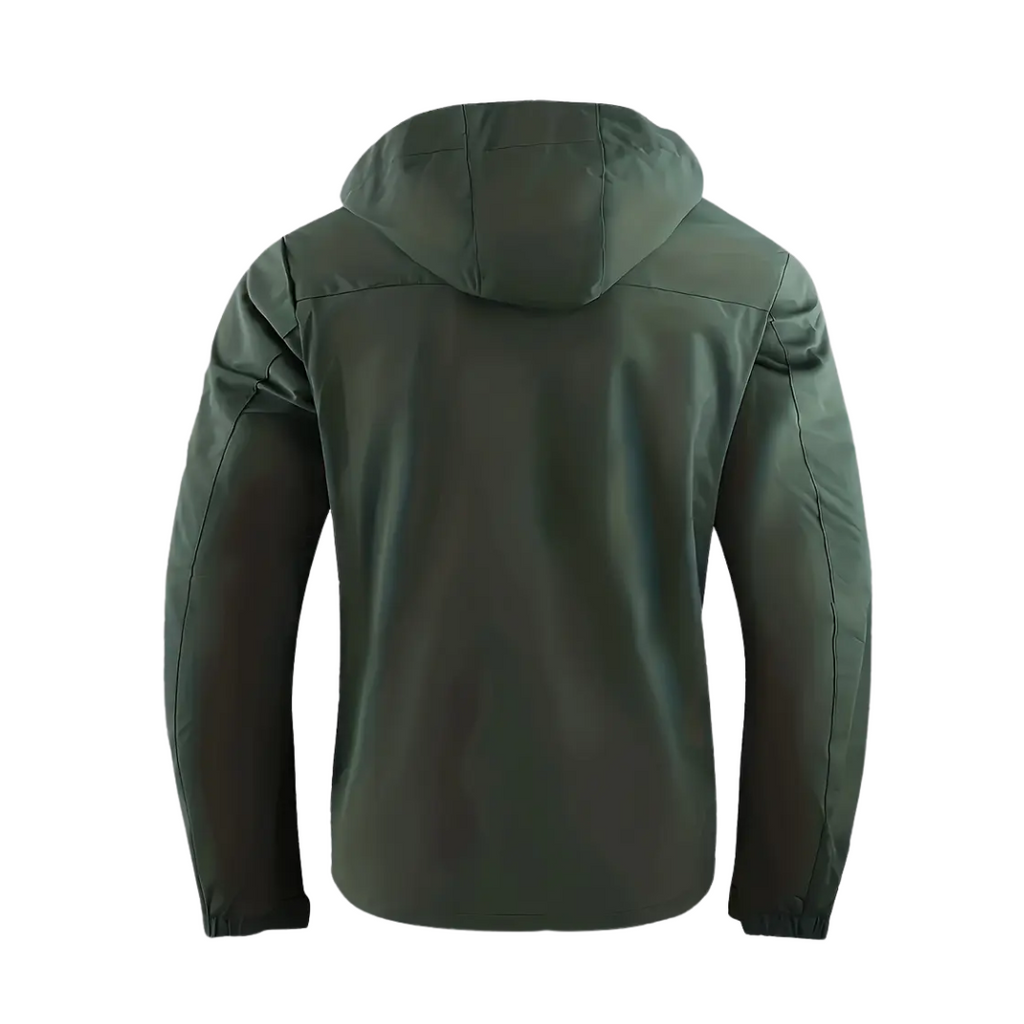 Men's Waterproof Spring Outdoor Jacket – Windproof Lightweight Hooded Shell