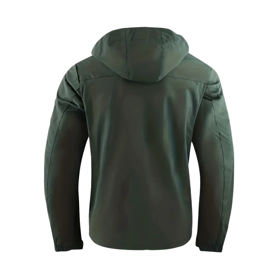 Men's Waterproof Spring Outdoor Jacket – Windproof Lightweight Hooded Shell