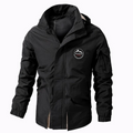 Men's Waterproof Windproof Mid-Layer Jacket – Lightweight Outdoor Transition Shell
