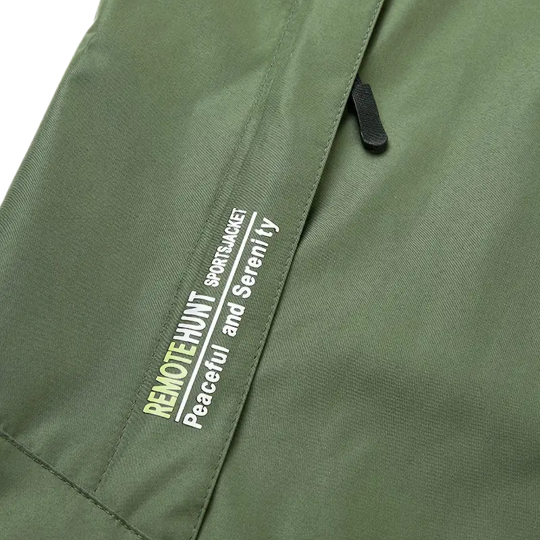 Men's Waterproof Windproof Outdoor Jacket – Lightweight Breathable Hiking Shell
