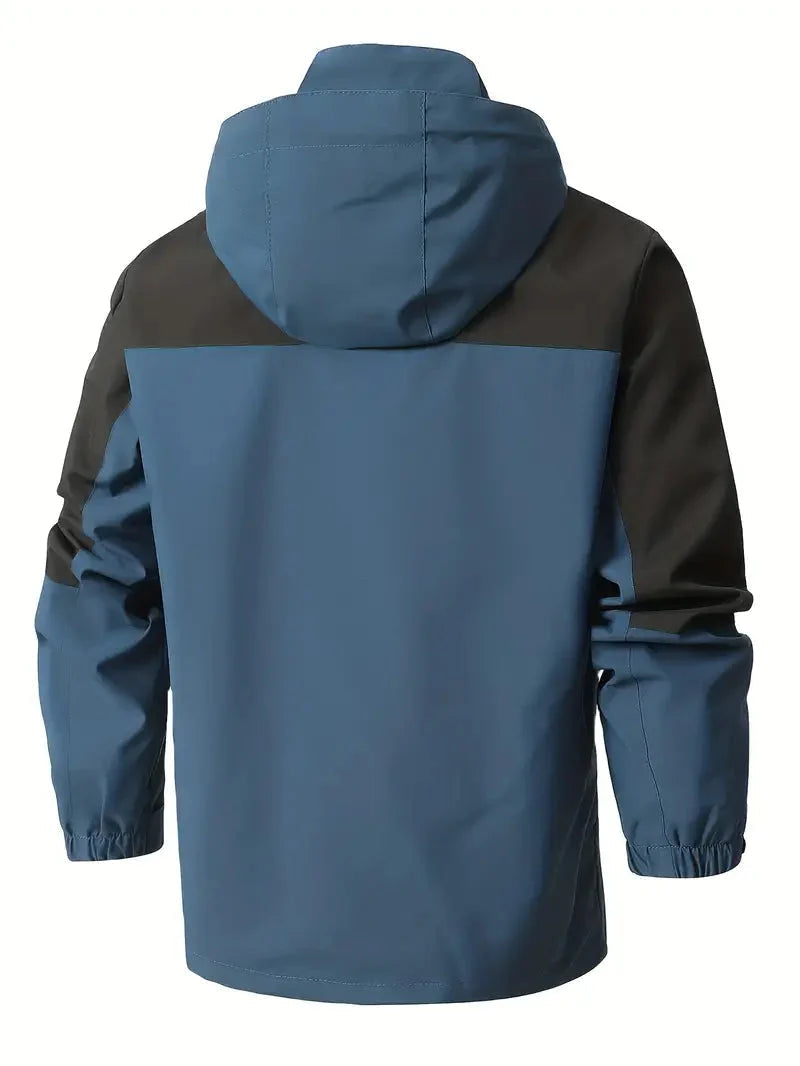 Men's Windproof Waterproof Mid-Layer Jacket – Breathable Outdoor Transition Coat