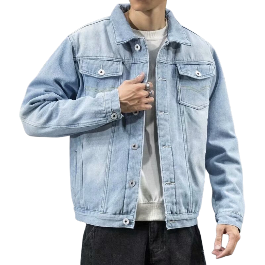 Men's Winter Jacket – Timeless Bold Look Unique Denim Design
