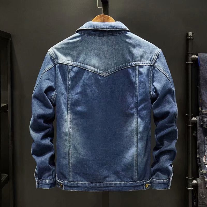 Men's Winter Jacket – Timeless Bold Look Unique Denim Design