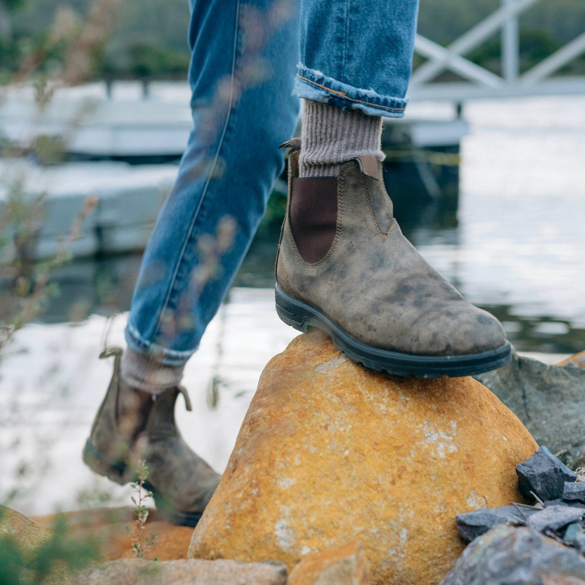 Men's High Top Hiking Boots – Waterproof Rugged Outdoor Footwear