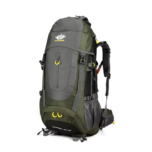 CarryQuest® 65+5L Large Camping Backpack – Durable Nylon Travel Pack