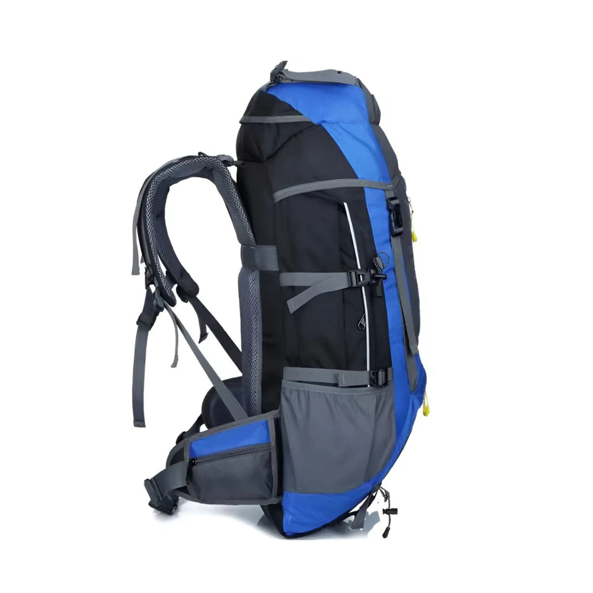 CarryQuest® 65+5L Large Camping Backpack – Durable Nylon Travel Pack