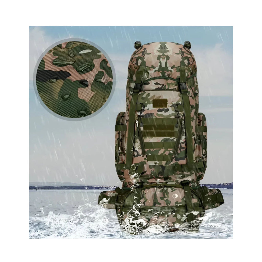 CarryQuest® 90L Titan Waterproof Hiking Backpack – Large Expedition Pack
