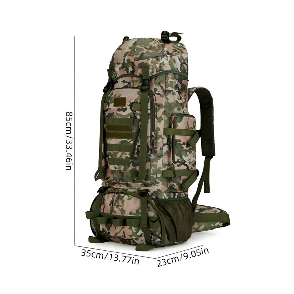 CarryQuest® 90L Titan Waterproof Hiking Backpack – Large Expedition Pack