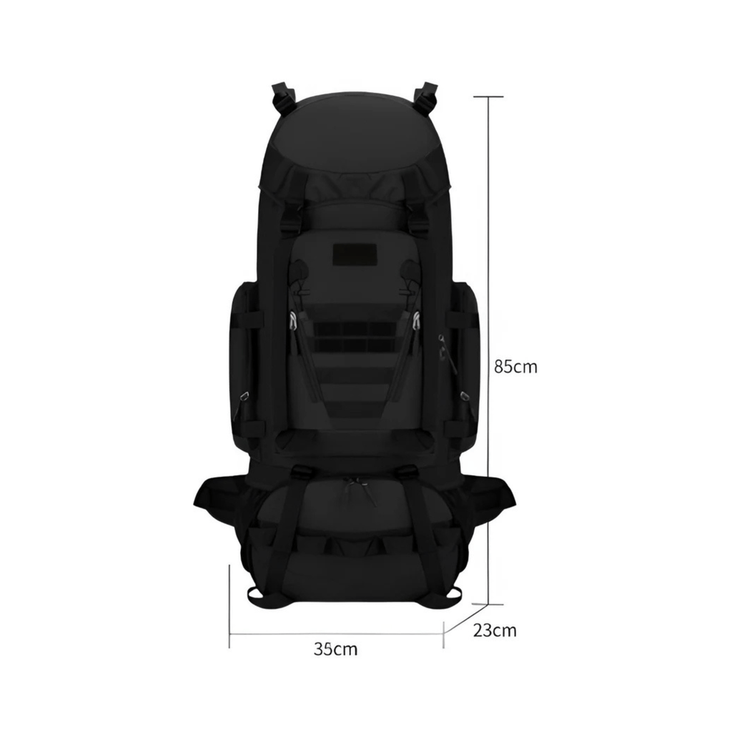 CarryQuest® 90L Titan Waterproof Hiking Backpack – Large Expedition Pack