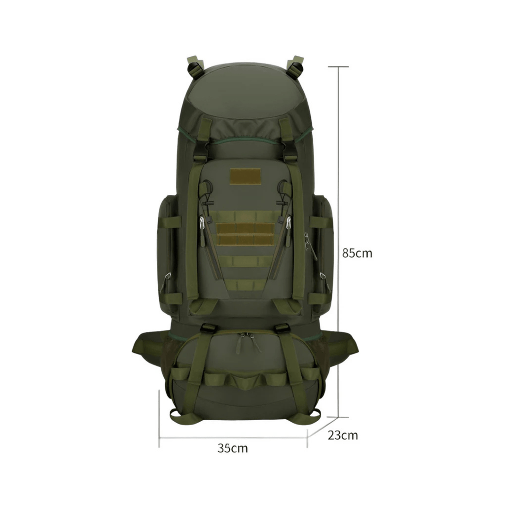 CarryQuest® 90L Titan Waterproof Hiking Backpack – Large Expedition Pack