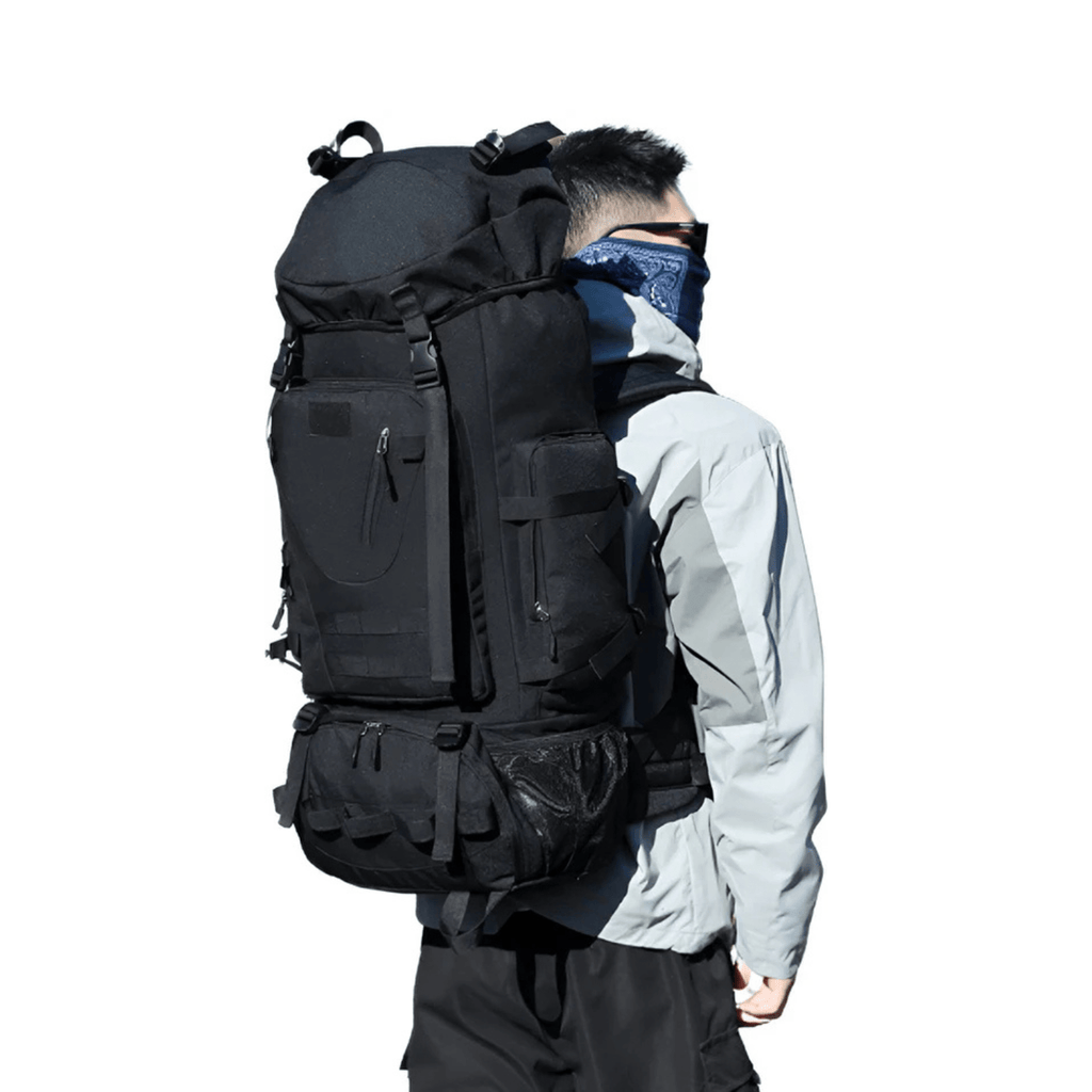 CarryQuest® 90L Titan Waterproof Hiking Backpack – Large Expedition Pack