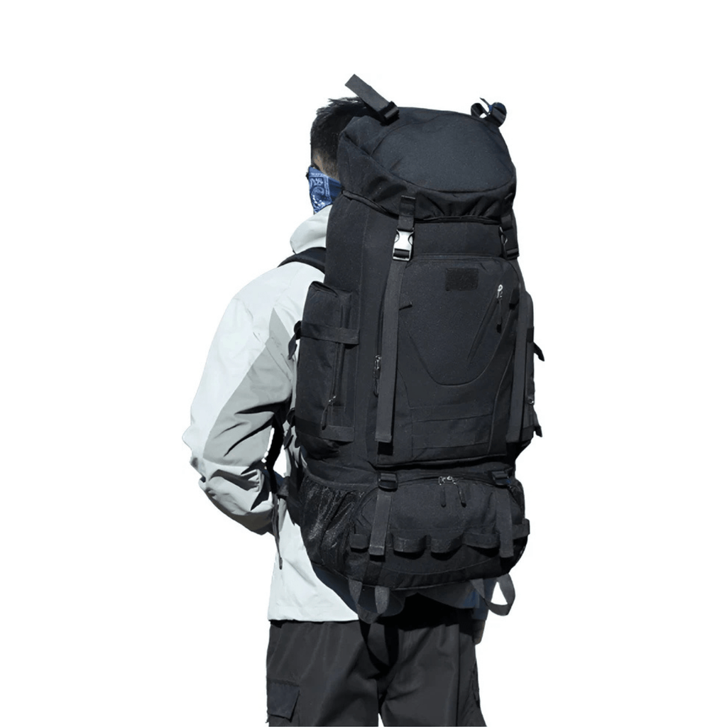 CarryQuest® 90L Titan Waterproof Hiking Backpack – Large Expedition Pack