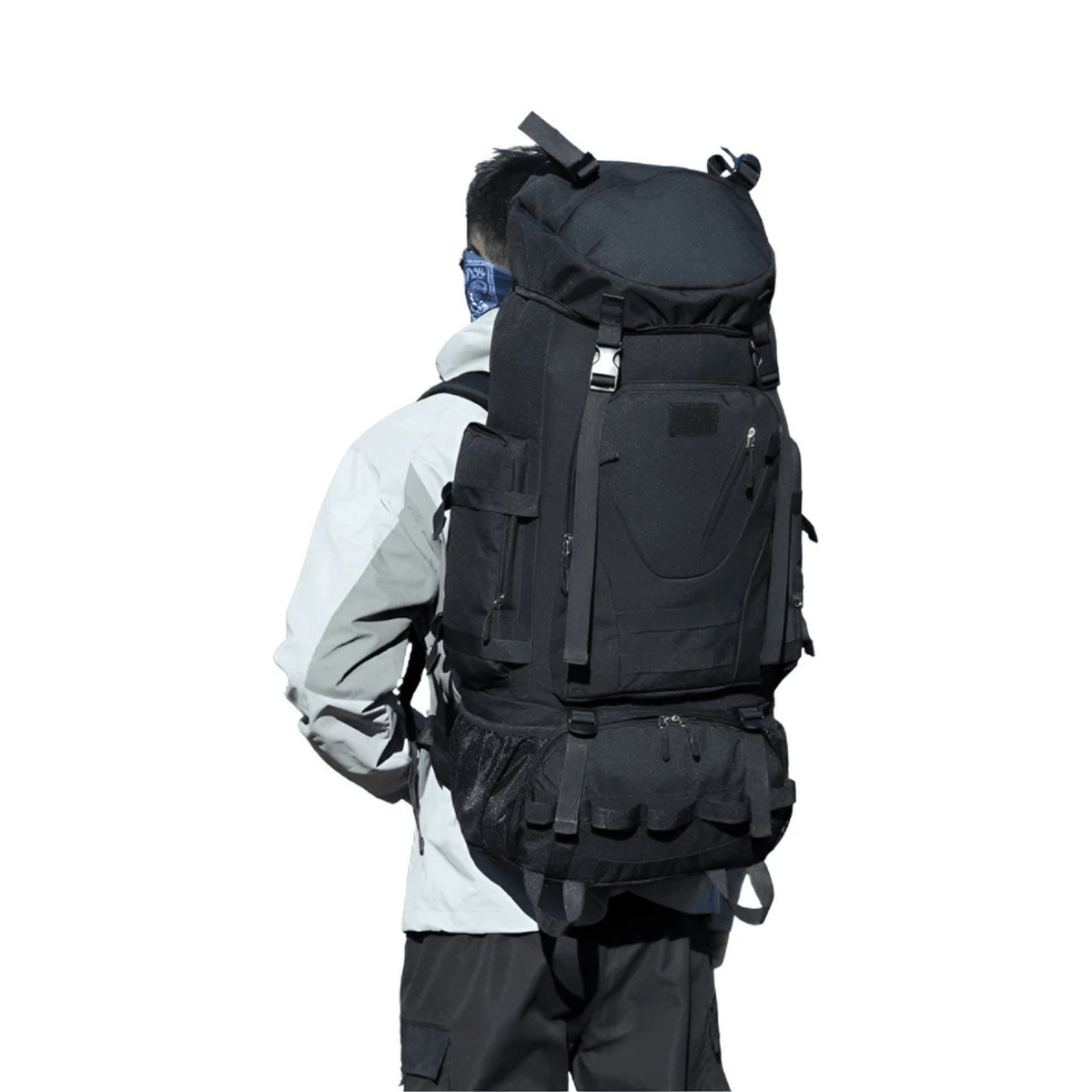 CarryQuest® 90L Titan Waterproof Hiking Backpack – Large Expedition Pack