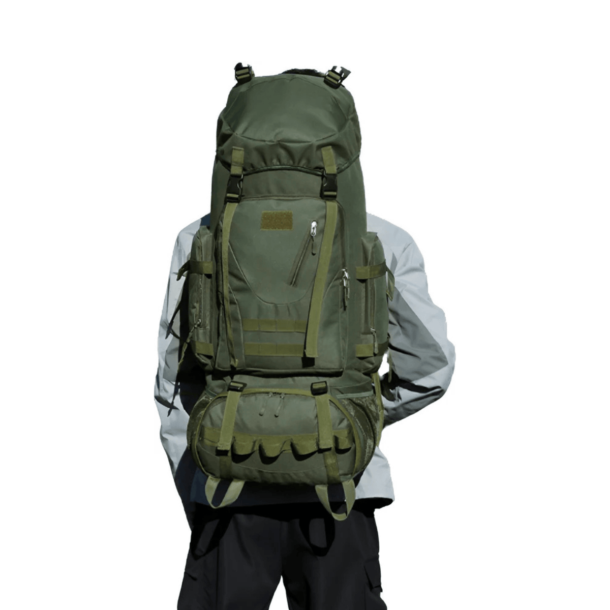 CarryQuest® 90L Titan Waterproof Hiking Backpack – Large Expedition Pack