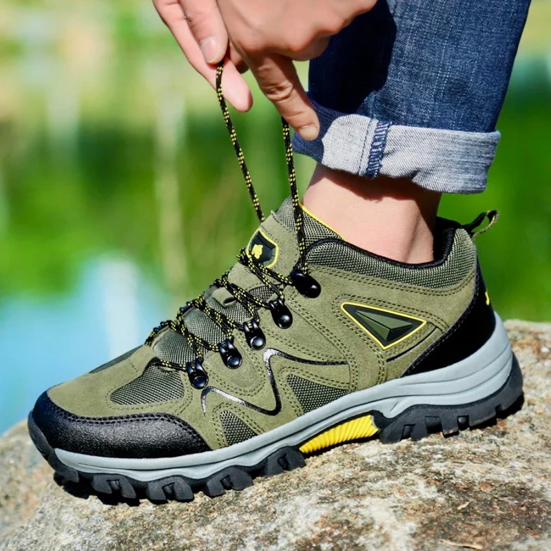 Men's All Terrain Hiking Shoes – Breathable Outdoor Walking Footwear