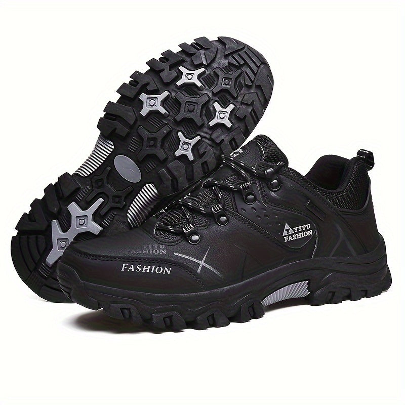 High-Top Anti-Slip Walking Shoes – All-Weather Trail Ready